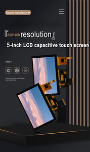 Alta calidad con TP capacitivo 5 pulgadas 800*480 pantalla LCD CTP Módulo de pantalla multitáctil - Product Image 6