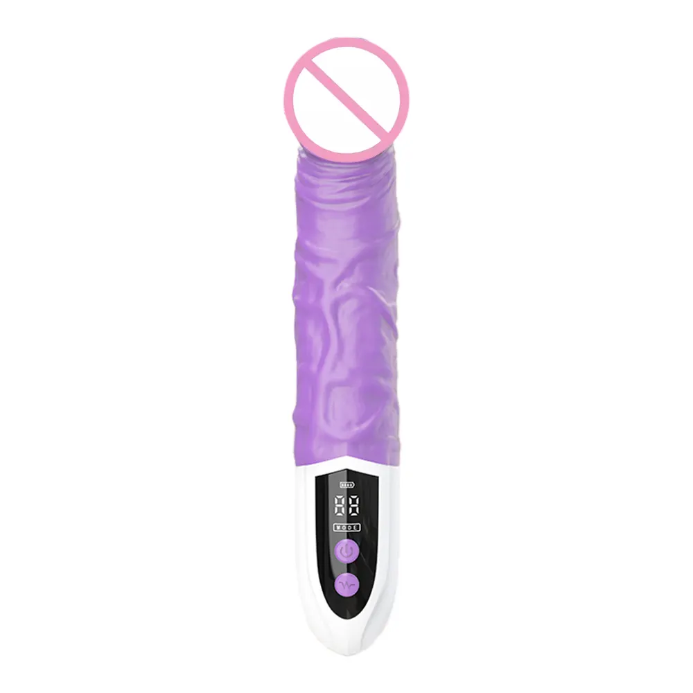 2023 Hot Sell Sex Frauen Automatischer Dildo Schub Vibrieren Sex Gerät Digital Displays G-Punkt Vibrator Sexspielzeug Für Frauen