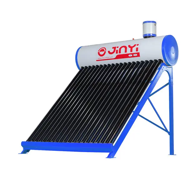 high quality color steel outer tank solar water heater with low pressure for project