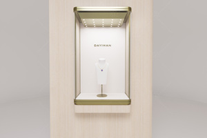 Luxury Glass Jewelry Display Table Custom Display showcase Unique Simple Jewellery <strong>Shop</strong> Counter Design for <strong>Shop</strong> - Product Image 3