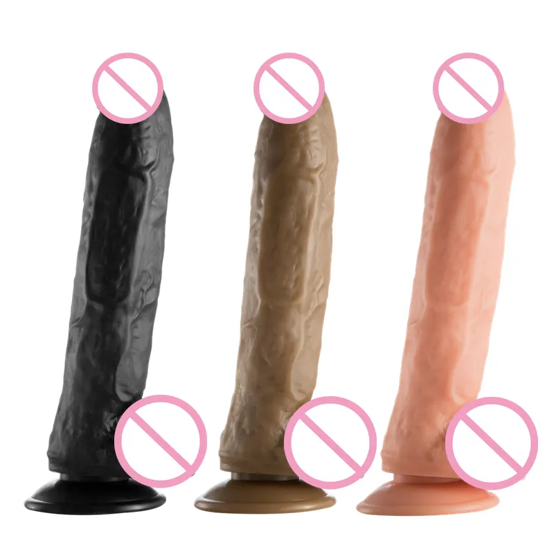 OEM Großhandel Medical PVC TPE Silikon 12 Zoll Big Dildo XXL Sexspielzeug für Frauen