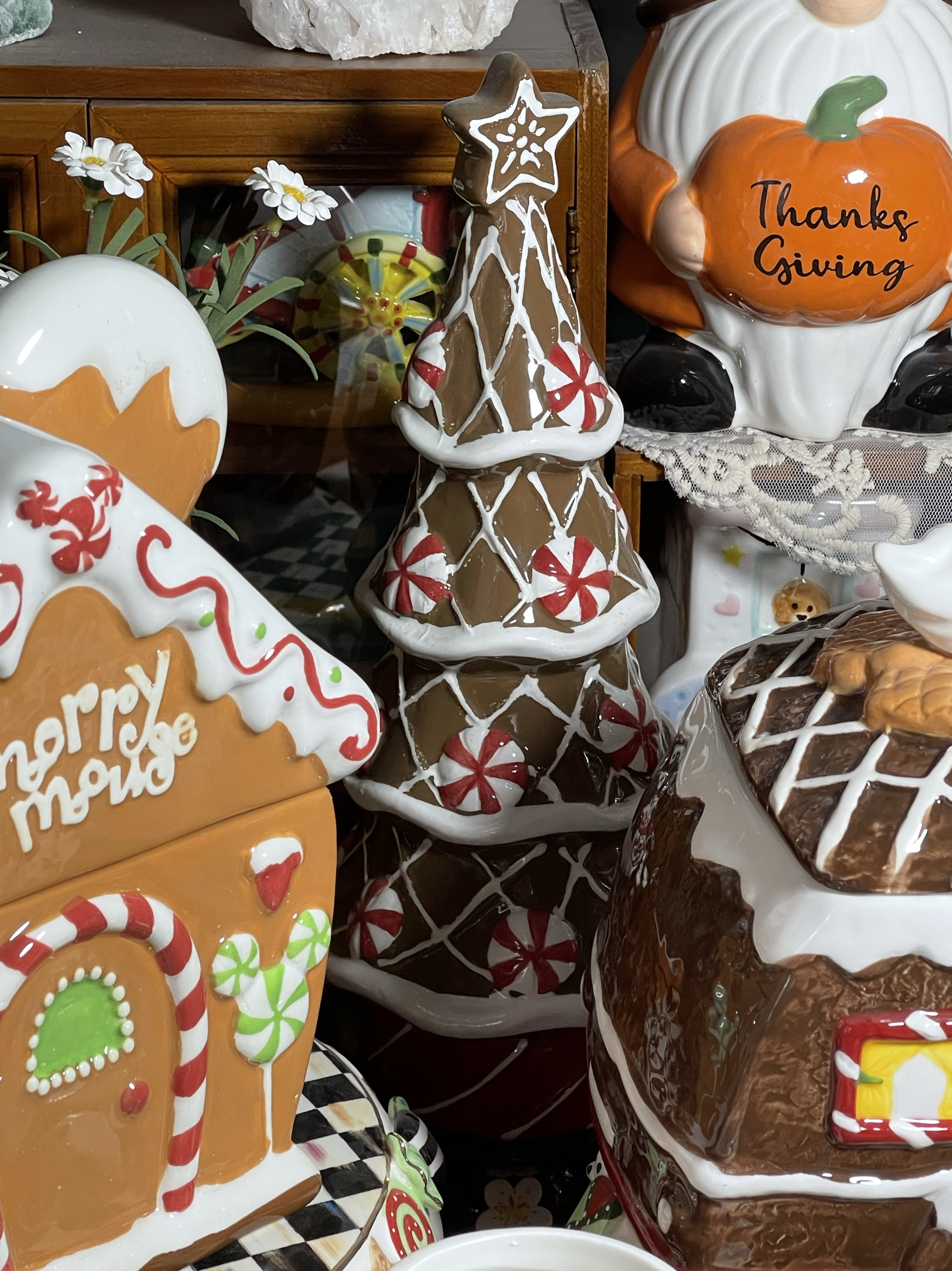 More than 30 high gingerbread candy Christmas tree ornaments