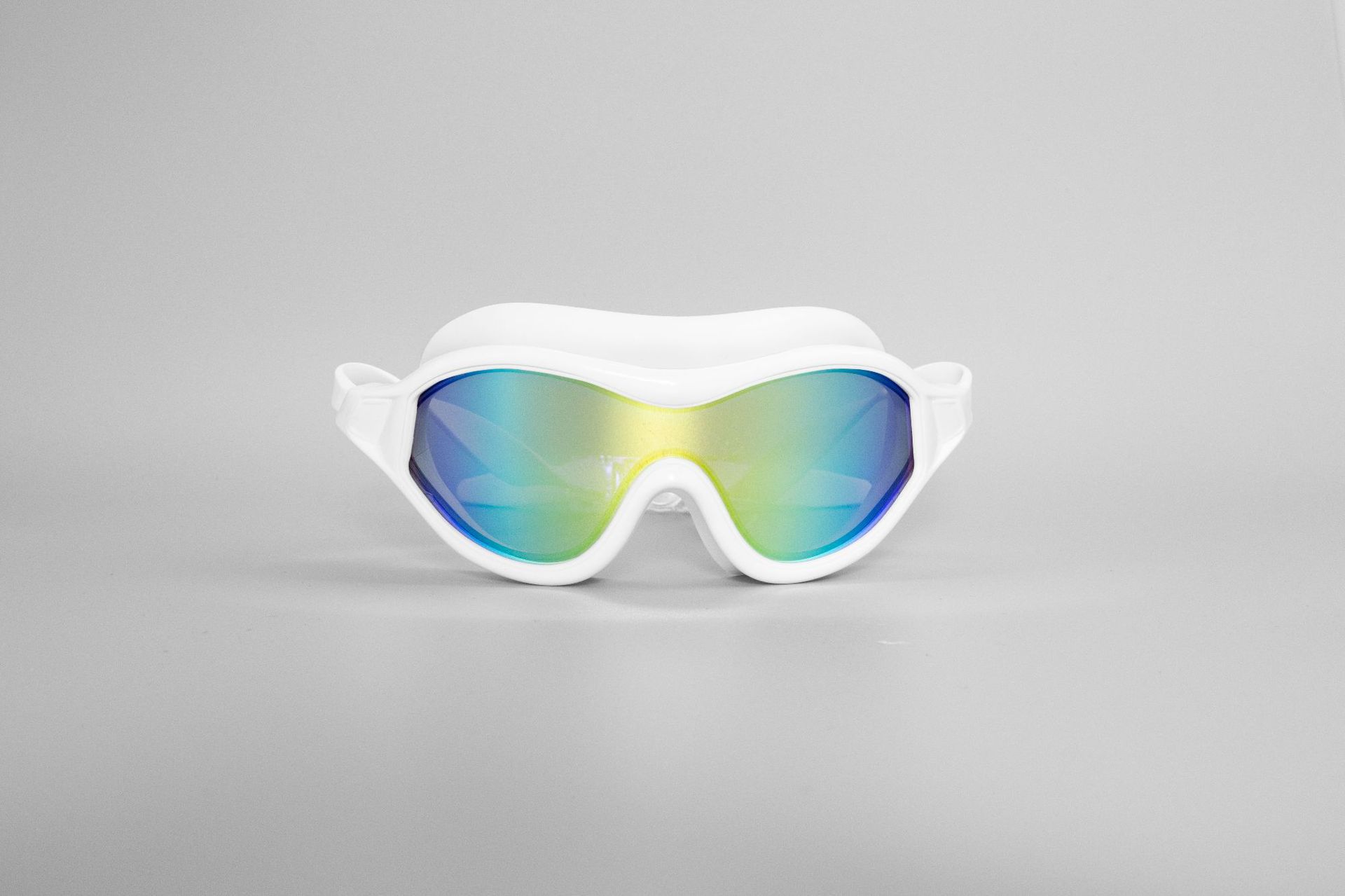 Colorful white-boxed