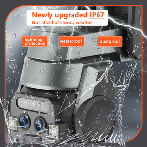 6MP 8MP 3K Outdoor <strong>Camera</strong> Security Dome <strong>Camera</strong> 10X Zoom Dual Lens Full Color Night Vision Full Color Network PTZ Digital <strong>Camera</strong> - Product Image 5