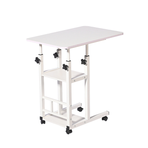 Mesa de ordenador de elevación móvil Mesa de centro perezosa con ruedas Mesita de noche - Product Image 3