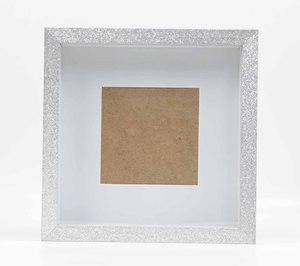 Glitter Photo <strong>Frame</strong>, MDF Shadow Box <strong>Frame</strong>, 9x9&quot; Size with 5x5&quot; Mat - Product Image 4