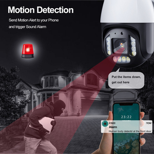 5MP PTZ WiFi IP CCTV telecamera esterna 5x Zoom Full Color visione notturna sensore IMX335 supporta Memory Card Cloud Storage 1 anno - Product Image 6