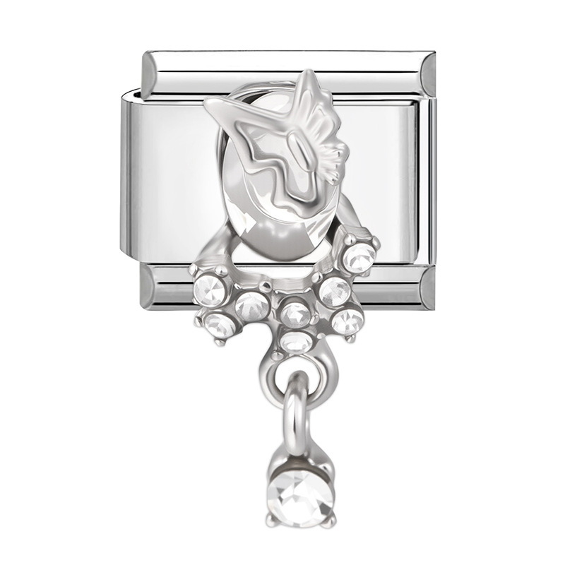 White diamond pendant