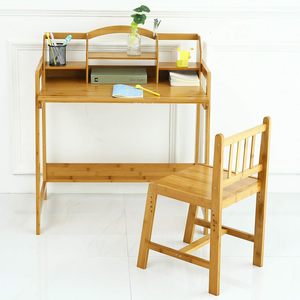 Trẻ Em Bàn Nghiên Cứu Bảng Và Ghế Đặt Tre Chiều Cao Có Thể Điều Chỉnh Trẻ Em Bàn Và Ghế Đặt - Product Image 2