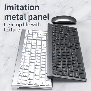 Factory Direct Sale Ultra-thin <strong>2</strong>.4Ghz Dual Mode <strong>Keyboard</strong> and <strong>Mouse</strong> Combo Set for Office - Product Image 6