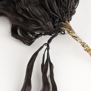 OrientFashionファクトリーダイレクトセルフェザーチップヘアエクステンション人毛ホットセルフェザリングヘアエクステンション黒人女性用