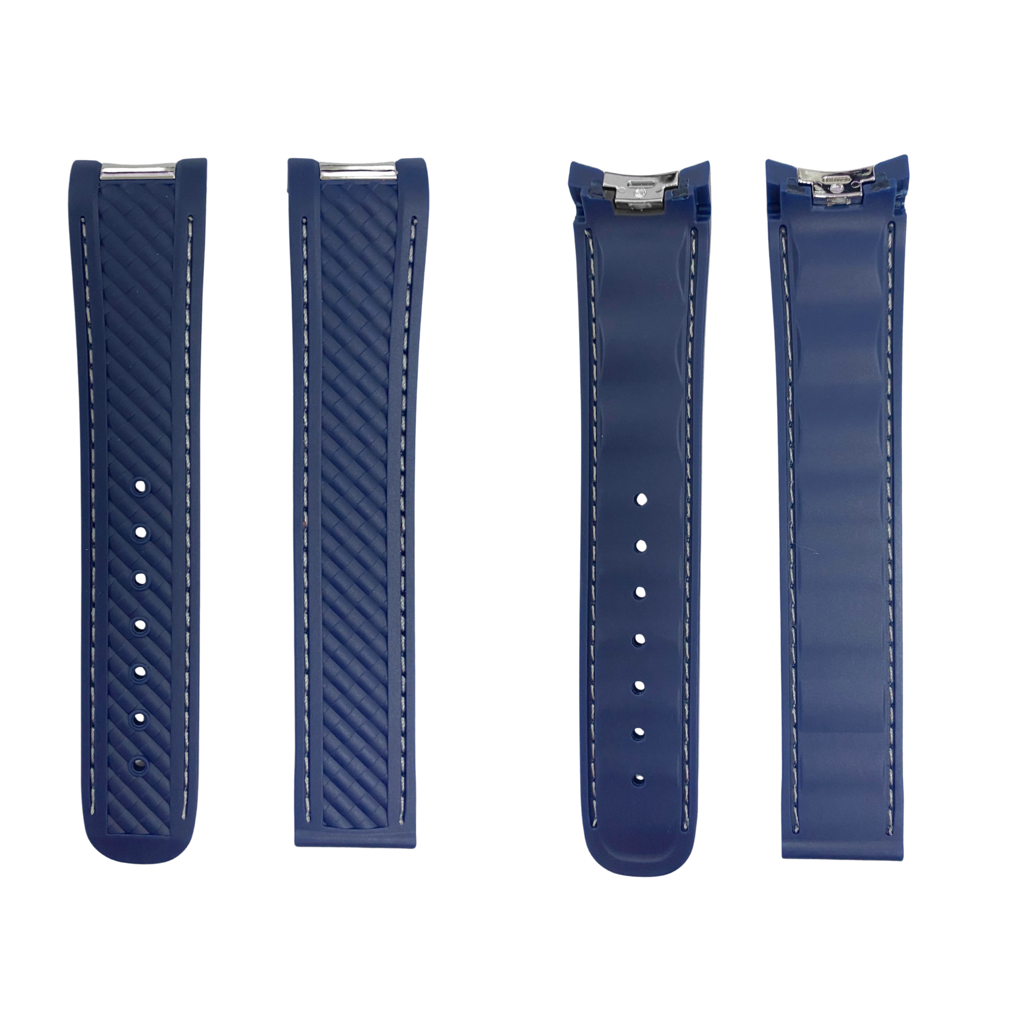 Ligne bleu marine et blanche