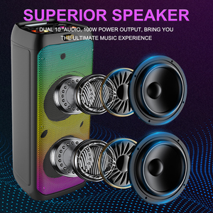 SING-E ZQS10208蓝牙派对扬声器，带RGB照明高音扬声器，用于家庭使用移动充电源 - Product Image 5