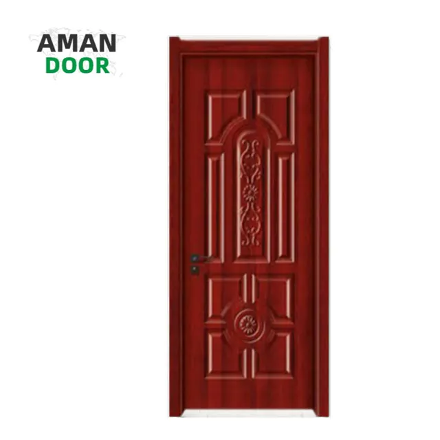 Desain pintu AMAN, pintu kayu kamar tidur polos untuk pintu interior