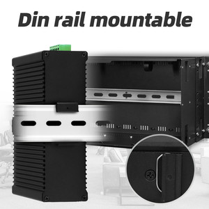 Conmutador Gigabit Ethernet gestionado L3 industrial de fibra 10G Realtek Chip de 12 puertos - Product Image 4