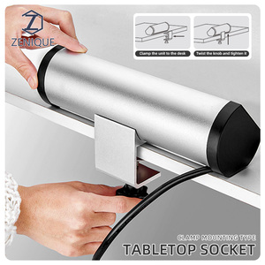 Office Desktop Multi Outlets Power Konferenz tisch Schreibtisch Tisch klemme abnehmbare Steckdose mit USB C-Buchsen - Product Image 3