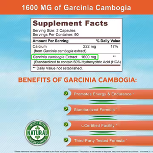 OEM Garcinia Cambogia kapsülleri enerji ve edunatural doğal takviyeleri özel etiket teşvik - Product Image 3