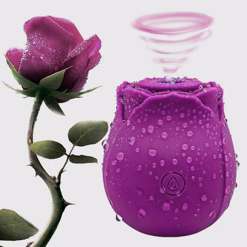 Fabrieksprijs Mannelijke Zuigende Functie Stimulator Clitoralis Waterdichte Vibrerende Roze Roos Vibrator Met Tong Voor Vrouwen