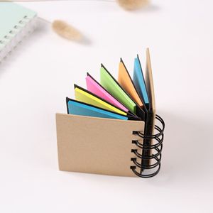 Al por mayor personalizado 5 colores espiral Bloc de notas de tapa dura Mini cuaderno con surtido de notas adhesivas - Product Image 2