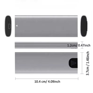 เคส M.2 NVMe PCIe SSD Type C USB 3.1 10Gbps B KEY B + M อุปกรณ์กุญแจอลูมิเนียมฟรี M2 SSD Enclosure - Product Image 4