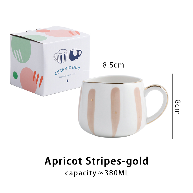 apricot stripes-gold