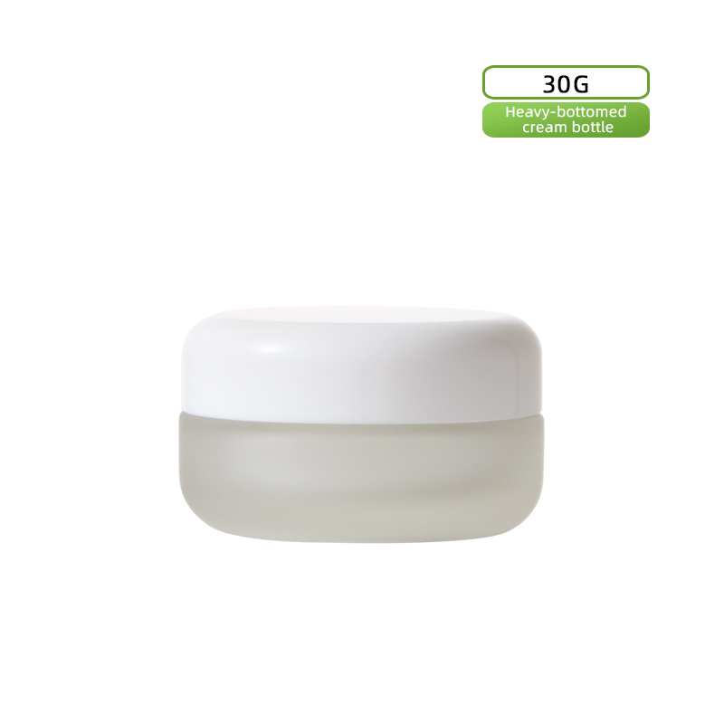 30g transparent bottle-hand pad+yunshang white lid