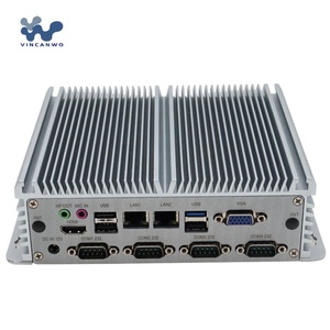 Vincanwo Nuc Nano Fanless Industrial Mini PC Panel táctil capacitivo todo en uno Computadora de escritorio Sistema operativo Linux integrado - Product Image 1
