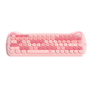 Best Mini Laptop Wireless <strong>Bluetooth</strong> <strong>Keyboard</strong> Ergonomics Quick Response 2.4G Cute Cartoon Cat Computer <strong>Keyboard</strong> <strong>for</strong> Laptop Tablet - Product Image 3