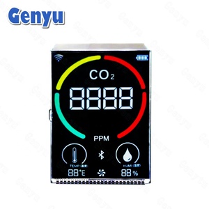 Display Lcd a 7 segmenti Lcd personalizzato  a più cifre Lcd per misuratore di Co2 con rilevatore di anidride carbonica - Product Image 2