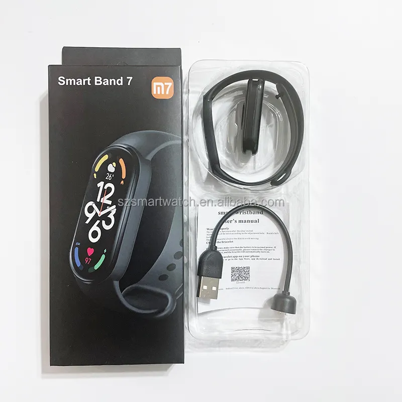 2024 Mi Band 7 Thể Thao Thông Minh Đồng Hồ 6 5 4 3 Reloj Intelligente Thông Minh Đồng Hồ Phiên Bản Toàn Cầu M7 M6 M5 M4 M3 Vòng Đeo Tay Thông Minh