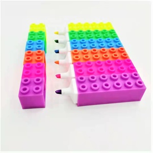 Pennarello evidenziatore creativo a 7 colori con punta a scalpello per bambini graffiti - Product Image 1