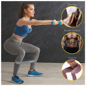 Custom Logo Grey TPE <strong>Exercise</strong> Resistance Band <strong>Loop</strong> <strong>Exercise</strong> Bands Set 5 Fitness Yoga Gym Workout <strong>Elastic</strong> Bands with Carry Bag - Product Image 4