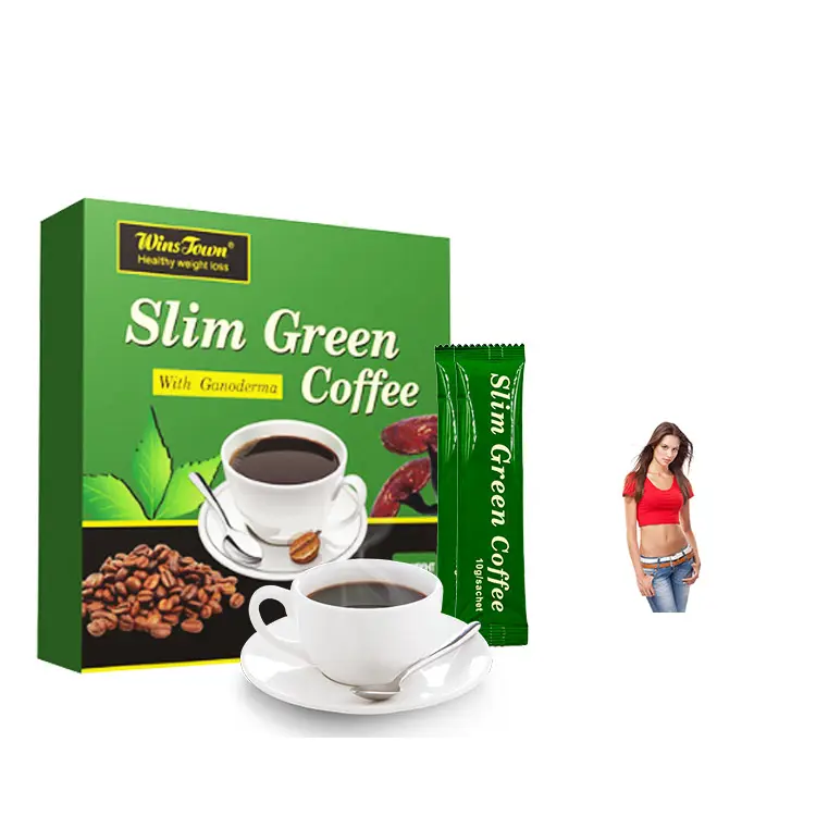 Lean N Green benefici per la perdita di peso confezione di sacchetti di caffè pacchetto personalizzato dimagrante sano caffè istantaneo Henan di alta qualità