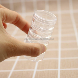 Customized High Quality <strong>Stackable</strong> Ps Glitter Powder <strong>Jar</strong> 10g 10ml <strong>5ml</strong> 5g Stack Plastic Cosmetic <strong>Jar</strong> with 5 Layers Screw Lid - Product Image 5