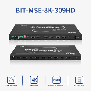Профессиональный аудио видео и освещение HD HDMI 2 входа 4 выхода ТВ Сращивание процессор видео настенный контроллер 4K 8K 1x2x4 2x2 HDMI
