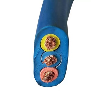 600V su geçirmez bakır kablo PVC yalıtım teli 3 4 5 çekirdek 4*1.5 4*2.5 3*1.5 3*2.5 düz dalgıç su pompaları kabloları - Product Image 1