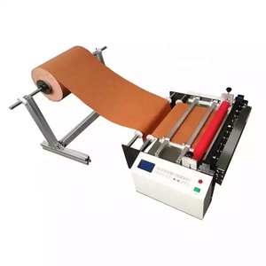 Fabrika masaüstü otomatik 400mm Pu Pvc vinil rulo içine sac kesici kesme makinesi - Product Image 5