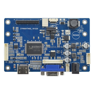 Placa controladora LCD ZYR60HTN02 de Jozitech para paneles de visualización de hasta 1920x1200 LVDS 2 canales, controlador LED integrado VGA de 2 canales - Product Image 1