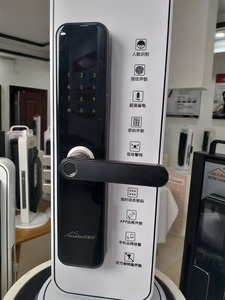 Dijital akıllı su geçirmez akıllı kilit parmak izi şifre kartı anahtarsız giriş için alüminyum ahşap çelik WiFi bağlantısı - Product Image 4