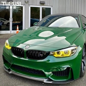 สำหรับ BMW M4 M3 F32 F36 2018-2020ไฟหน้า LED Angel Eyes DRL BOARD ไม่ปรับแรงดันไฟฟ้าด้านหน้าสีเหลืองแบบใหม่สำหรับ retrofit - Product Image 4