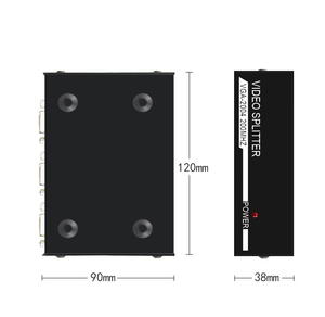 Divisor de Audio y vídeo 1 en 2, 1x2, 2 puertos/1 en 4 puertos, VGA, SVGA, XGA, LCD, 1 unidad a 2 / 4 monitores - Product Image 3