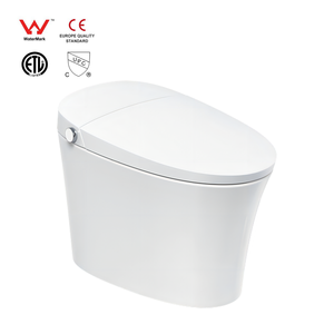 Otomatik yıkama, otomatik açma ve otomatik kapatma, akıllı akıllı 1.28 ve kablosuz uzaktan kumanda ile sifonlu tuvalet GPF tek klozet kapağı - Product Image 1