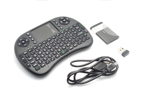 Miniteclado inalámbrico i8, 2,4 GHz, con panel táctil, recargable, para PC, Pad, Android TV Box y más - Product Image 2