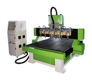 Enrutador CNC 3D de 4 ejes Velocidad rápida Cabezales múltiples Uso múltiple Máquina CNC de esculpir 3D Enrutador CNC de 3 ejes y 6 husillos - Product Image 1