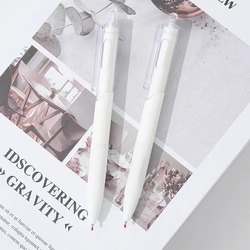 colorful White pen barrel