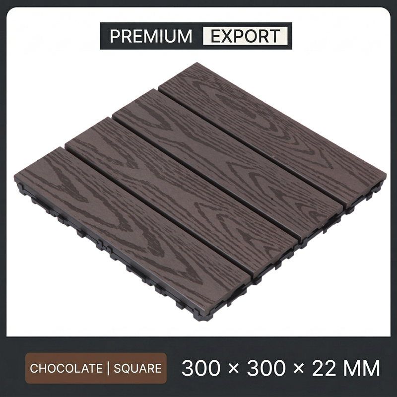 Chocolate -Linear Slat (Embossed)