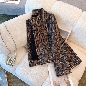精致夹克新款女春秋气质高端圆领短款上衣 - Product Image 4