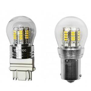 Otomotiv Led ampul yönü gösterge lambası BA15S BA15D tabanı 2.3W motosiklet sinyal ışığı 12V Led aydınlatma cam kapak - Product Image 1