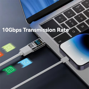 จอแสดงผลดิจิตอลอะแดปเตอร์ USB3.2เป็น Type C ชาร์จได้อย่างรวดเร็วตัวแปลงการถ่ายโอนข้อมูลตัวผู้ไปยังตัวเมียอะแดปเตอร์ USB สำหรับพีซีแล็ปท็อป - Product Image 4