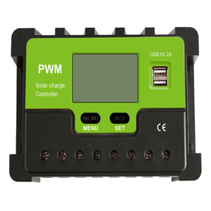 PWM контроллер солнечного зарядного устройства 12 В/24 В 10A 20A 30A 40A 50A 60A контроллер напряжения солнечной панели